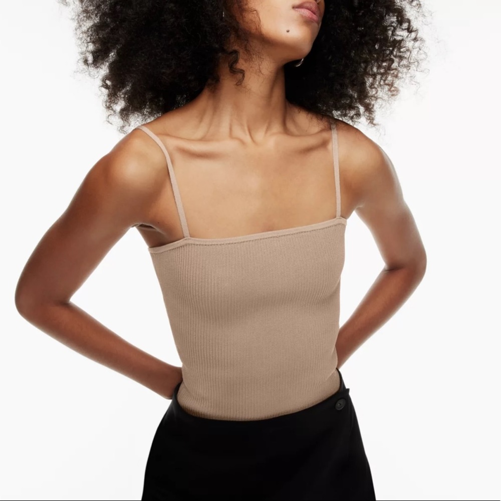 Babaton sculpt knit cami tank